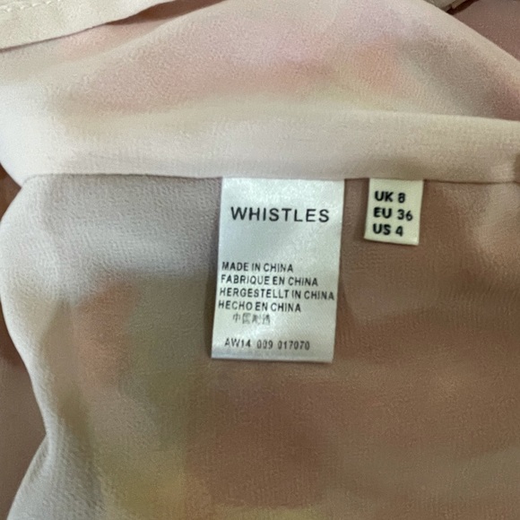 Whistles 100% silk flowery dress - Picture 13 of 13